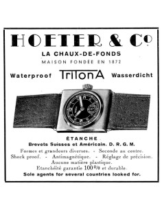 The true story of Hoeter & Cie, Triton and Tritona watches