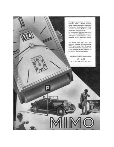 Principaux modèles de montres MIMO