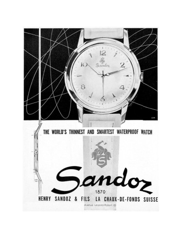 La véritable histoire des montres Sandoz of Switzerland