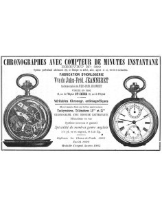 La véritable histoire des chronographes Jules-Frédéric Jeanneret