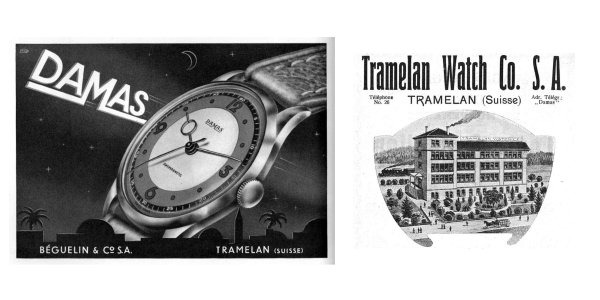 Tramelan Watch et Béguelin & Co., deux fabricants réunis autour de la marque Damas