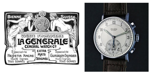 Helvétia-La Générale et ses drôles de montres stop