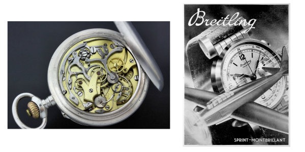 Les chronographes de poche Breitling et les premières années de l'entreprise
