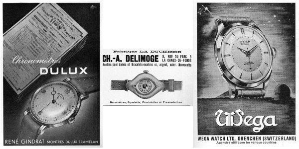 Six autres fabriques d'horlogerie suisses ajoutées sur le site au mois d'octobre