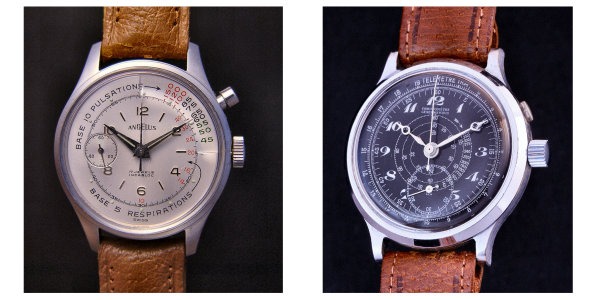 Chronographes sans compteur et montres Stop : 1ère partie