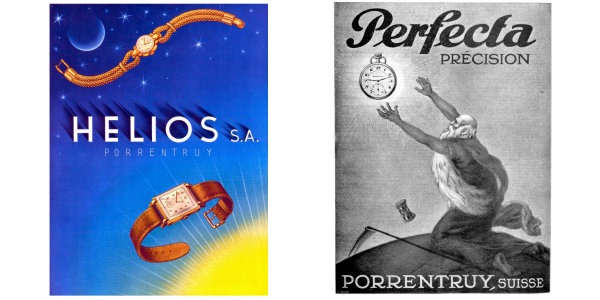 L'horlogerie à Porrentruy : l'histoire d'Helios et Perfecta