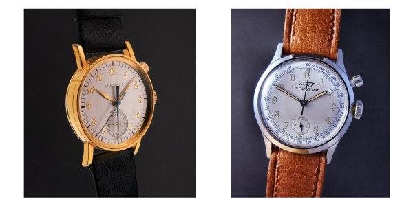 Chronographes sans compteur et montres Stop – 3ème partie