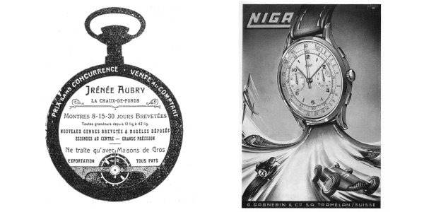 Irénée Aubry et Niga : une histoire de montres 8 jours et de chronographes