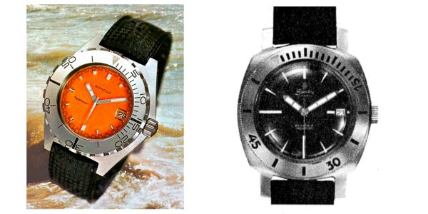 Les principaux modèles de montres Sandoz