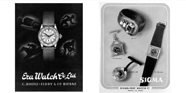 Era et Pery Watch, deux fabricants pionniers de la montre-bracelet